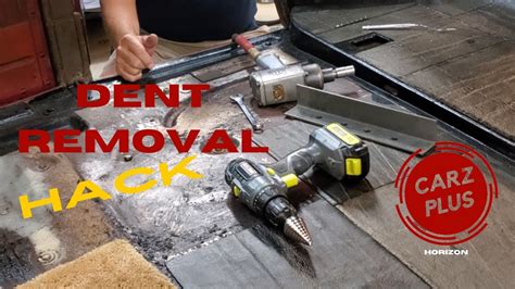 removing dents from sheet metal|sheet metal dents removal.